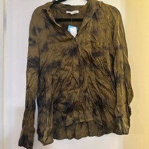 NWT Young Fabulous & Broke button down shirt